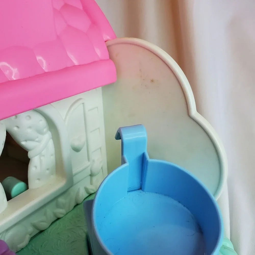 Rare Playskool‎ 1990 Lil Dollhouse Vintage Pink Purple